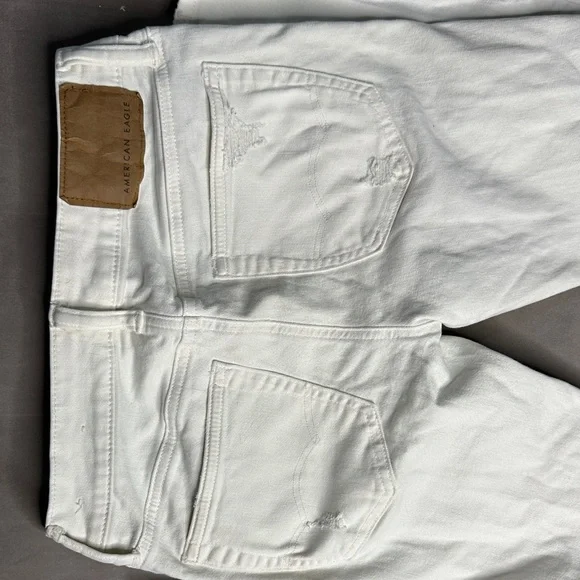 American Eagle Outfitters White Ripped Jeans size 28x32 - Picture 11 of 11